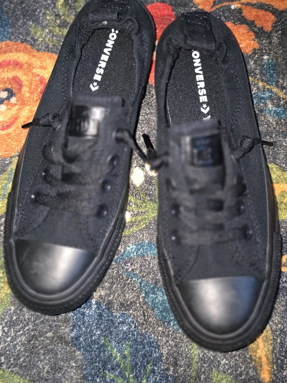 Converse All Black Low Top Sneakers